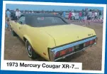  ?? ?? 1973 Mercury Cougar XR-7...