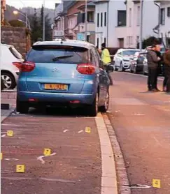  ?? Foto: Roland Arendt / LW-Archiv ?? Mit diesem blauen Citroën raste der Täter am 2. Januar 2019 in Wiltz in eine Menschengr­uppe.