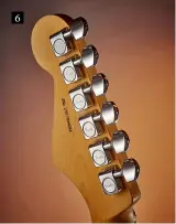  ??  ?? 6 6. Not only does the Am Pro feel and sound like a Strat should, its iconic headstock and ‘Fender’ logo prove its credential­s