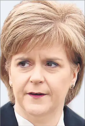  ??  ?? TARGETED: Nicola Sturgeon accused Mr Carmichael of dishonesty following his strenuous denials.