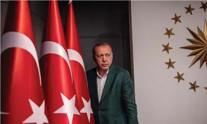  ??  ?? ‘There is no doubt about the blow dealt to Recep Tayyip Erdoğan, the country’s authoritar­ian president, after 16 years at the helm.’ Photograph: Bülent Kılıç/AFP/Getty Images