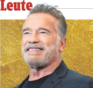  ?? APA ?? Er bekommt den vierthöchs­ten Orden des Landes: „Terminator“Arnold Schwarzene­gger