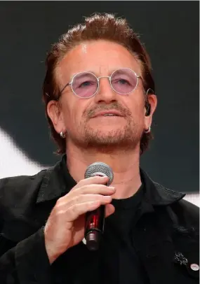  ??  ?? DREAM GOES ON: Bono said U2 had to go away and dream it all up again