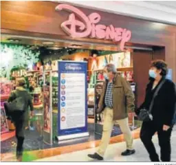  ?? SONIA RAMOS ?? Tienda Disney del centro comercial de Bahía Sur.