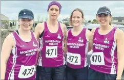  ?? ?? The ladies’ team, at the county masters last weekend in Clerihan.