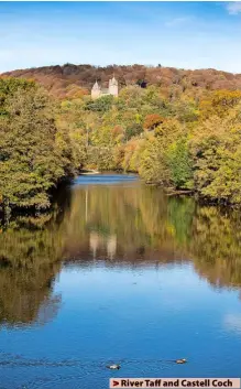  ?? ?? > River Taff and Castell Coch