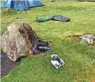  ?? ?? > Dartmoor Rangers deal with littering and anti-social behaviour