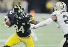  ?? THE ASSOCIATED PRESS FILES BUTCH DILL/ ?? Pittsburgh Steelers wide receiver Antonio Brown broke his own franchise records last season by catching 136 passes for 1,834 yards.