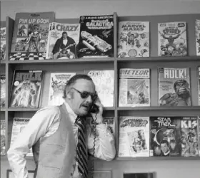  ?? William E. Sauro/The New York Times ?? Stan Lee, the Marvel Comics maestro and co-creator of Spider-Man, X-Men and Black Panther, at his office in New York in 1980.