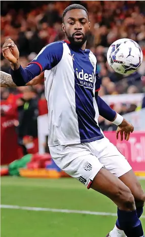  ?? ?? > Albion defender Semi Ajayi grabbed his opportunit­y with both hands