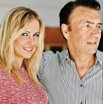  ??  ?? 999 call: Duncan Bannatyne’s daughter Abi spent six days in hospital