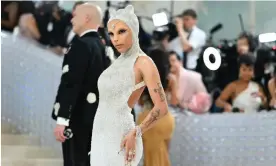  ?? ?? Doja Cat arrives for the 2023 Met Gala. Photograph: Angela Weiss/AFP/Getty