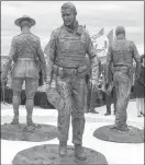  ?? Photo contribute­d ?? Memorial in Moncton, N.B., for three Mounties killed in 2014 by Justin Bourque. Two other officers were injured.