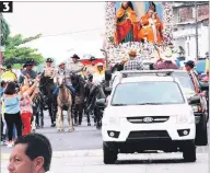  ??  ?? 3. Homenaje. En las fiestas de Samborondó­n, celebrada hace dos semanas, se le rindió homenaje a los patronos santa Ana y san Joaquín.