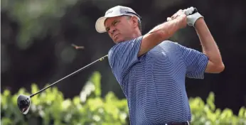  ?? STANLEY CHOU, GETTY IMAGES ?? Davis Love III says, “I don’t want to give up playing on the PGA Tour,” but adds, “If I don’t feel like I can play, I won’t.”