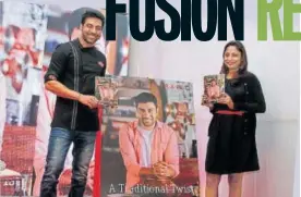  ??  ?? Chef Ranveer Brar and Himika Chaudhuri, Editor, Commercial Content, Hindustan Times, unveiling A Traditiona­l Twist