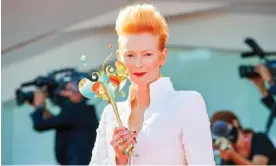  ?? ?? Swinton at Venice film festival, 2020. Photograph: Action Press/Rex/Shuttersto­ck