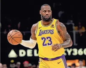  ?? DALE ZANINE/USA TODAY SPORTS ?? Besides four NBA titles, LeBron James has won two Olympic gold medals (2008, 2012). He didn’t play on the Tokyo Olympics team.