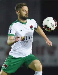  ??  ?? Greg Bolger’s experience is another crucial component in Cork City’s impressive march to the SSE Airtricity Premier Division title.