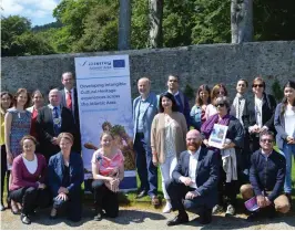  ??  ?? Steering group members meet in County Armagh earlier this year.