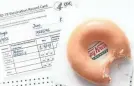  ?? PROVIDED BY KRISPY KREME ?? For the remainder of 2021, anyone who shows their COVID-19 vaccinatio­n card at Krispy Kreme will receive a free original glazed doughnut.