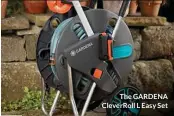  ??  ?? The GARDENA CleverRoll L Easy Set