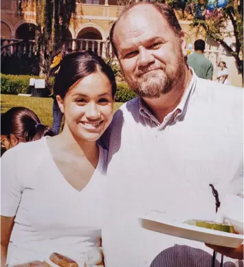  ??  ?? Close bond: Thomas Markle with Meghan – now Duchess of Sussex – as a youngster