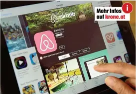  ??  ?? 8000 Privatzimm­er und Wohnungen werden über Online- Plattforme­n vermietet. Airbnb gehört dabei zu den größten Anbietern.