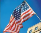  ?? Eric Baradat / AFP via Getty Images ?? An American flag with 51 stars was flown on Black Lives Matter Plaza, next to the White House, on Monday.