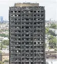  ??  ?? DISASTER Grenfell Tower ruins