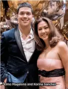  ??  ?? Elmo Magalona and Korina Sanchez