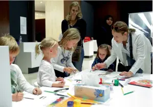  ??  ?? Children will be encouraged to take inspiratio­n from objects at Etihad Museum to create unique artworks as part of the Family Pack offered to mark Internatio­nal Museum Day.