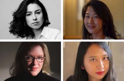  ?? Black Mountain Institute ?? Clockwise from top left, Jordan Kisner, Bonnie Chau, Sally Wen Mao and Megan Stielstra have been named Black Mountain Institute’s Shearing fellows for the 2020-21 academic year.
