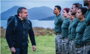  ?? Channel 4 Press Office ?? Ant Middleton as chief instructor on the British TV series SAS: Who Dares Wins