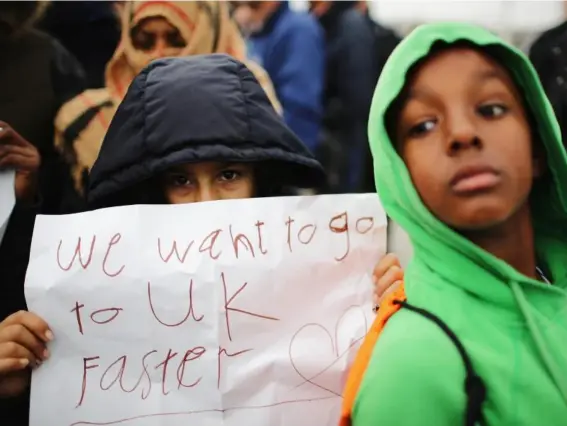  ??  ?? Of 167 children referred to UK agencies as potential victims of human traffickin­g, 104 are missing, according to the Refugee Youth Service (Getty)