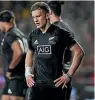  ??  ?? Damian McKenzie struggled at No 10 against the rush defence.