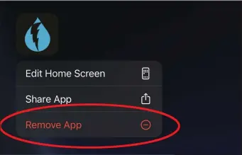  ??  ?? Just long-press an app icon to remove it from your home screen. It will stay in your App Library, if you choose