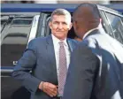  ?? CAROLYN KASTER/AP ?? President Donald Trump’s former national security adviser Michael Flynn arrives for his sentencing Dec. 18, 2018.