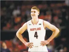  ?? Patrick Semansky / Associated Press ?? Maryland guard Kevin Huerter could get selected as early as the middle of the first round in Thursday’s NBA Draft.