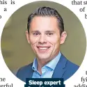  ?? ?? Sleep expert Guy Meadows