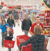  ?? ANDREW GOMBERT/EPA 2015 ?? Target is keeping the focus on Thanksgivi­ng until after that holiday, after which the Christmas promotions will start.