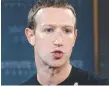  ??  ?? Mark Zuckerberg.