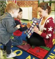  ?? SUBMITTED PHOTO ?? Celebrate National Library Week and everything that Kutztown Community Library offers, including Wiggling Wednesdays with Miss Taylor.