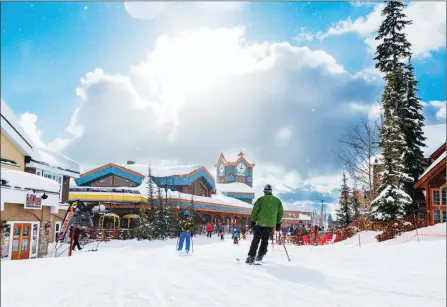  ?? BIG WHITE SKI RESORT/Special to The Daily Courier ?? Big White Ski Resort is hoping travel restrictio­ns are eased in time to salvage the ski season.