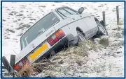  ??  ?? ON SLIDE: A97 at Huntly, Aberdeensh­ire