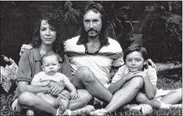  ?? STAFF FILE ?? Jay and Dawn Stermer are seen here with their children, baby Evan and Jerry John, 7, in a 1996 photograph. Jay Stermer was a Baltimore native and musician.