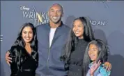  ??  ?? (From left) Vanessa Bryant, Kobe Bryant, Natalia Bryant and Gianna Maria-onore Bryant.
AP