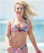  ??  ?? Chloe Ayling at West Wittering, Sussex