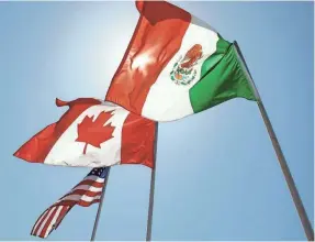  ?? AP ?? President Donald Trump could probably replace NAFTA with a new deal with Mexico that excludes Canada but only if Congress is on board, analysts say.