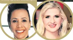  ??  ?? GUESTS...
Kelly Holmes and Rebecca Adlington